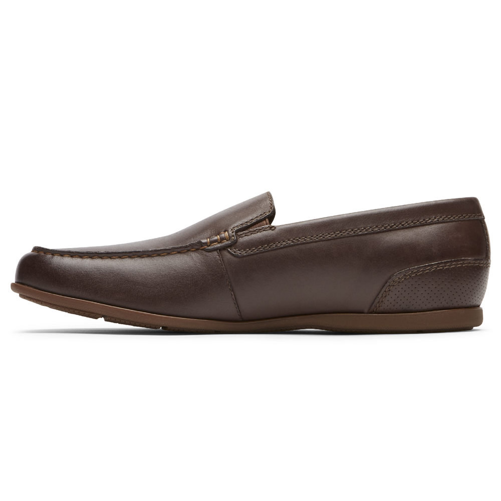 Rockport Slip-On For Mens Dark Brown - Malcom Venetian - KI4981236